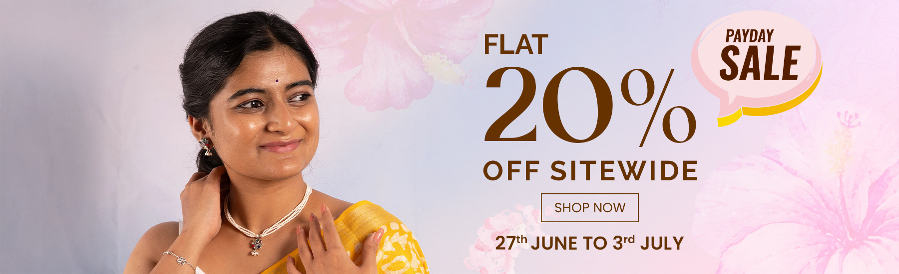Flat 20% Off