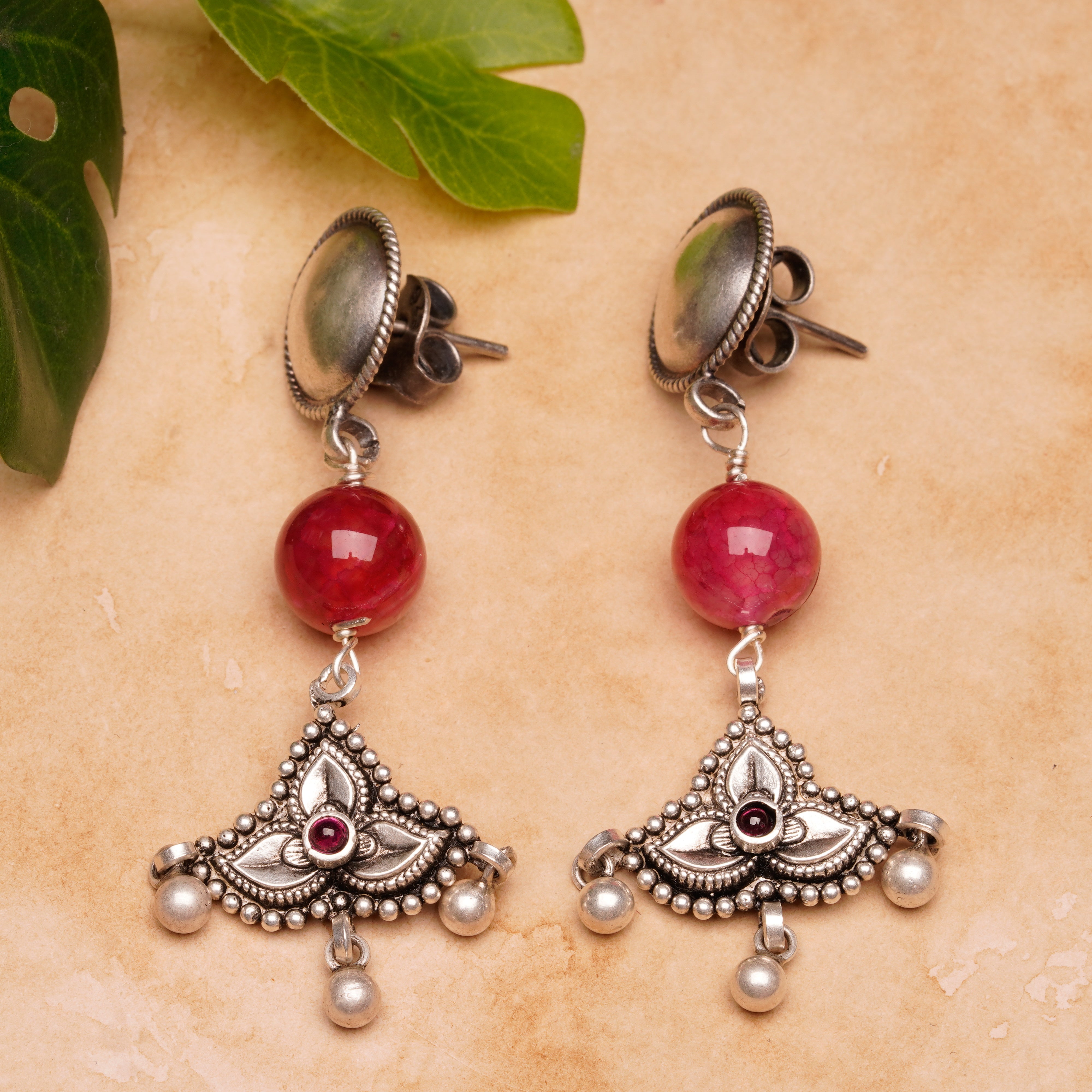 Wati Pendant Fusion Necklace Set with Earrings