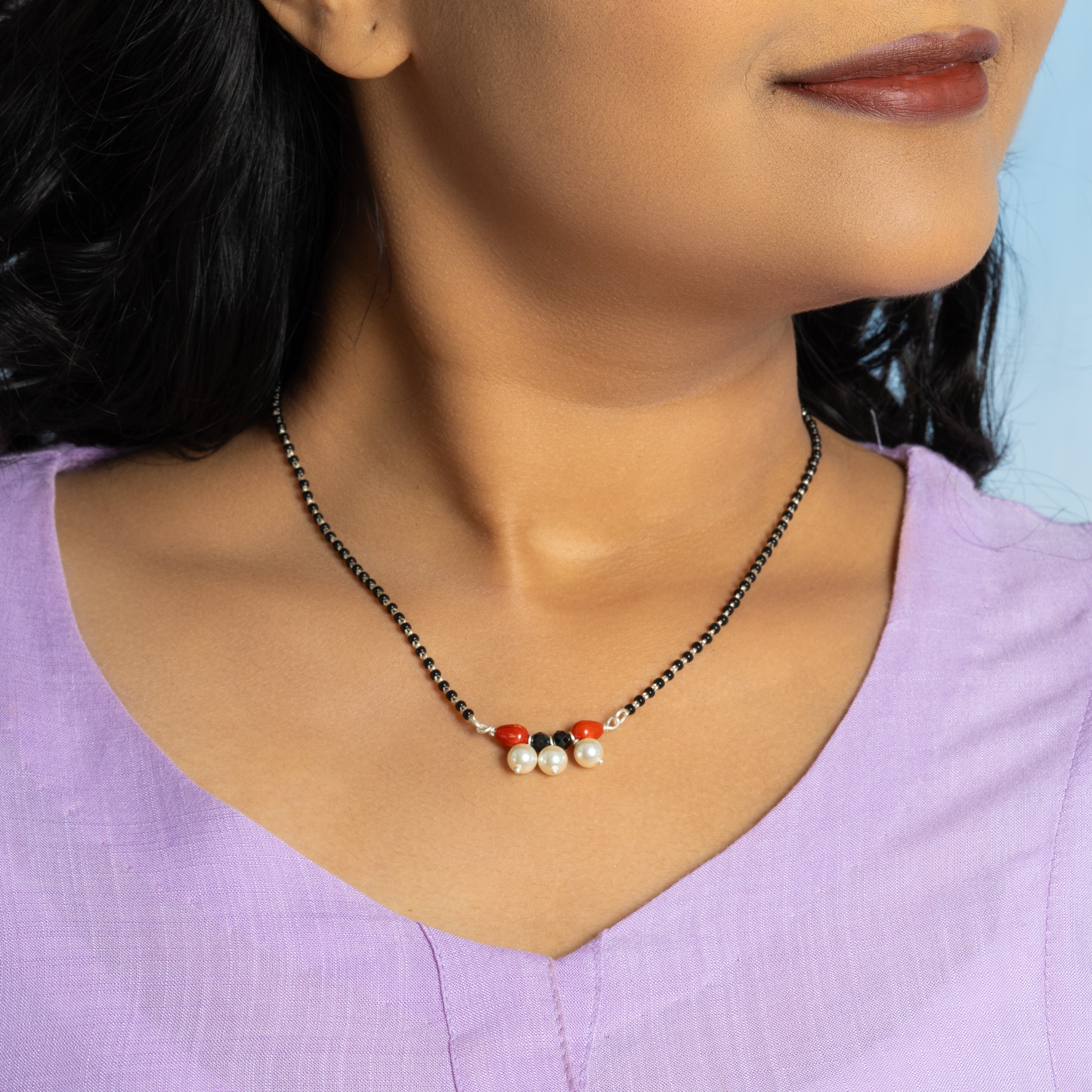 Shubha Pearl Coral Sacred Mangalsutra