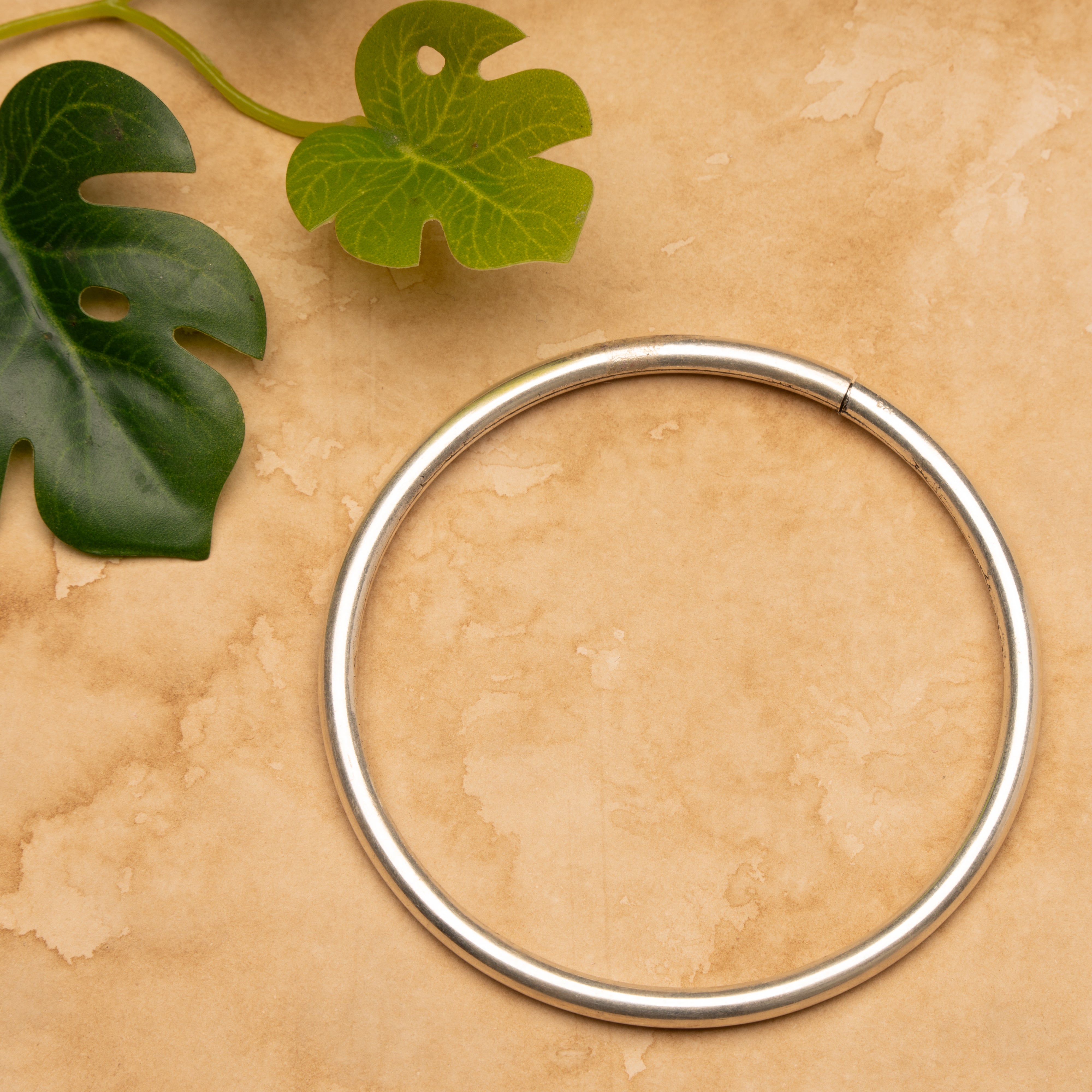 Elegance Unlocked Silver Bracelet-Bangle