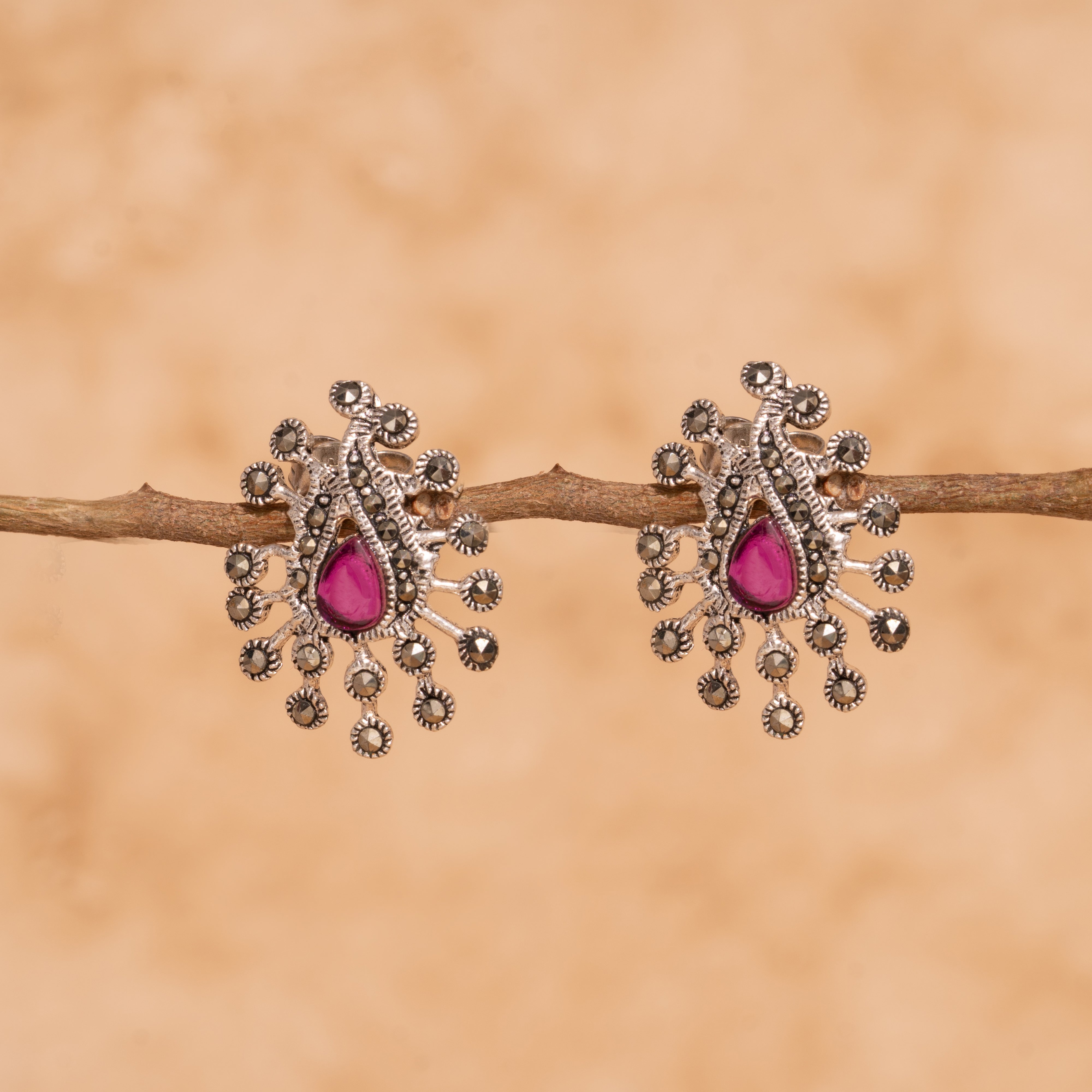 Pink Stones Abstract Design Set