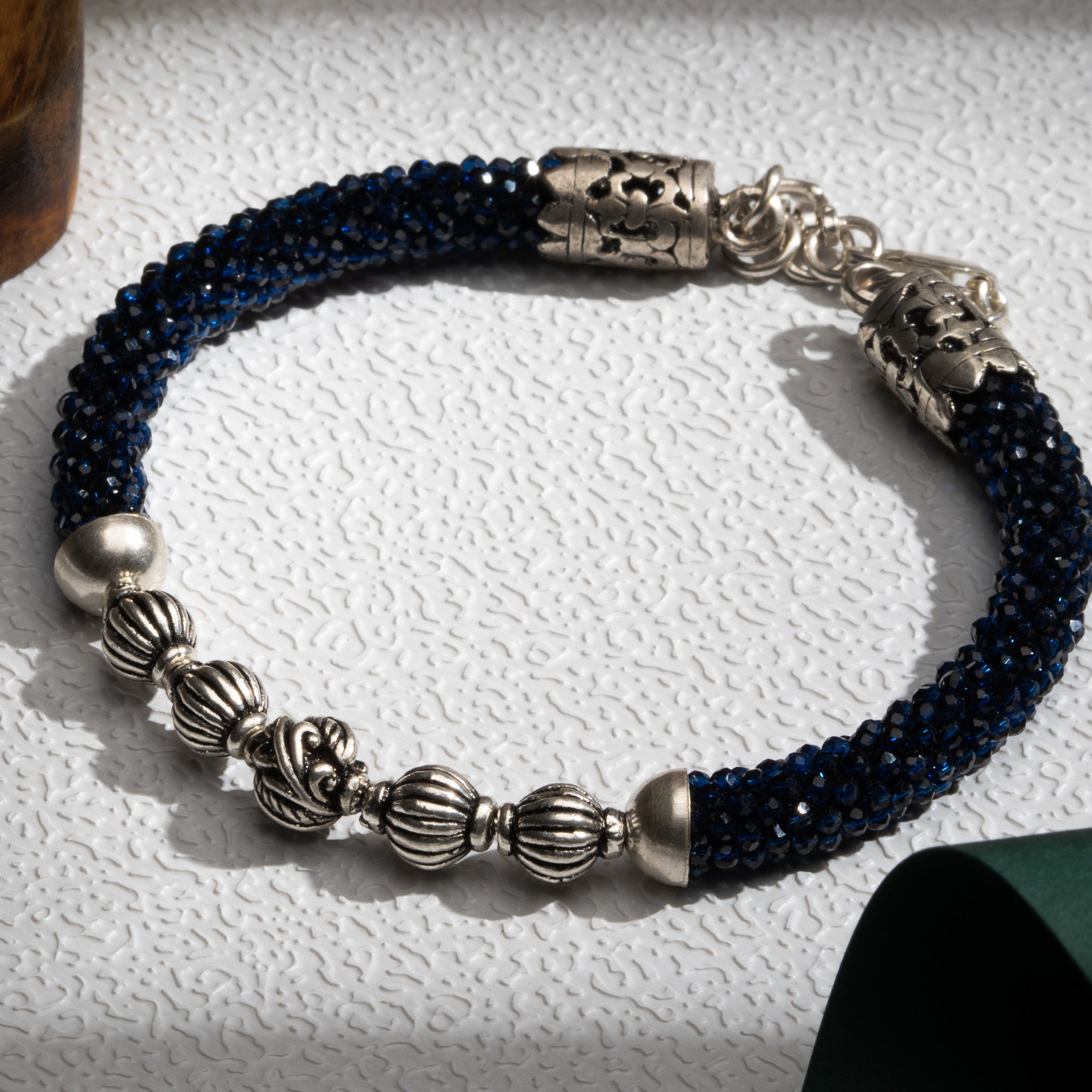 Navy Blue Classy Rope Bracelet