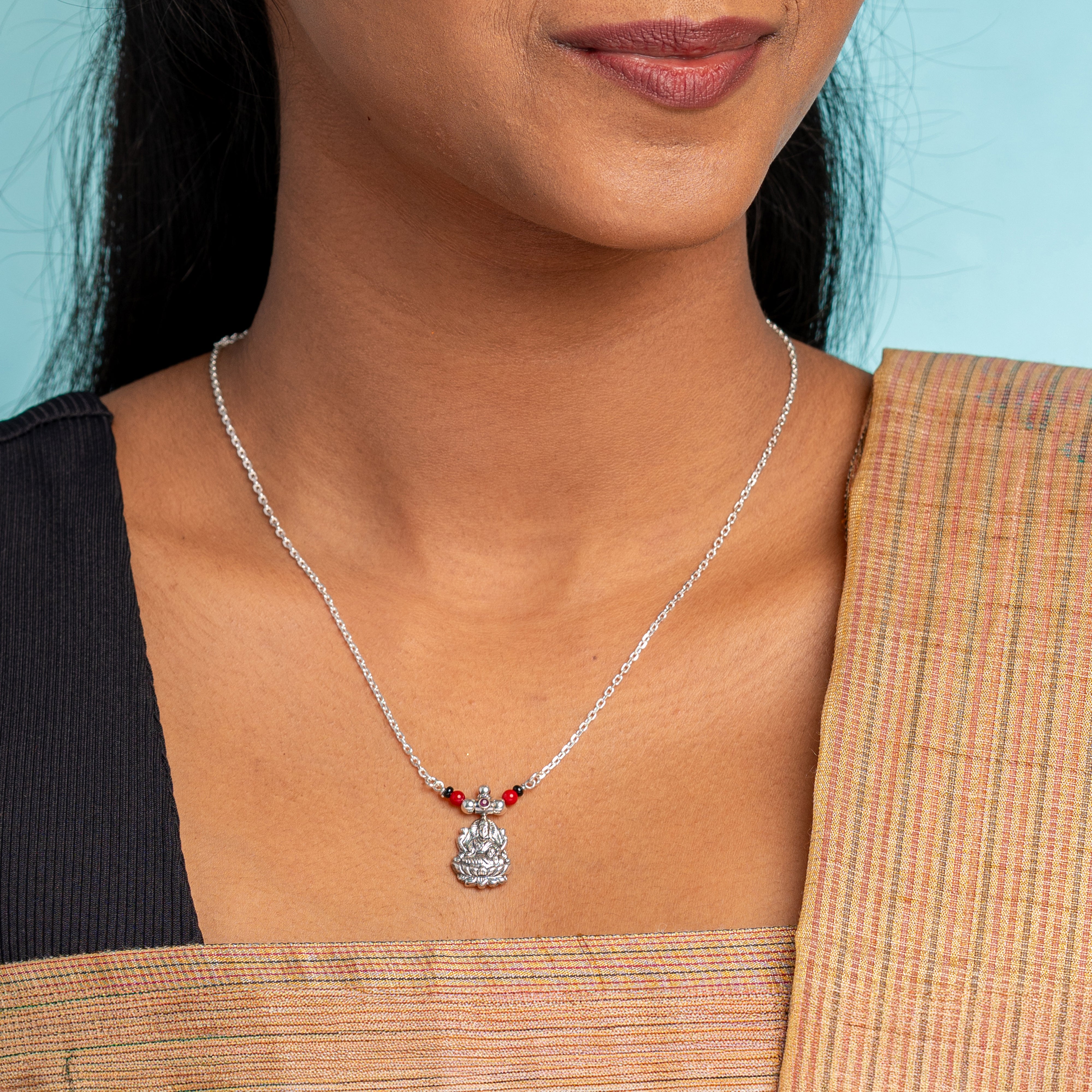 Divine Laxmi Pendant Chain Mangalsutra