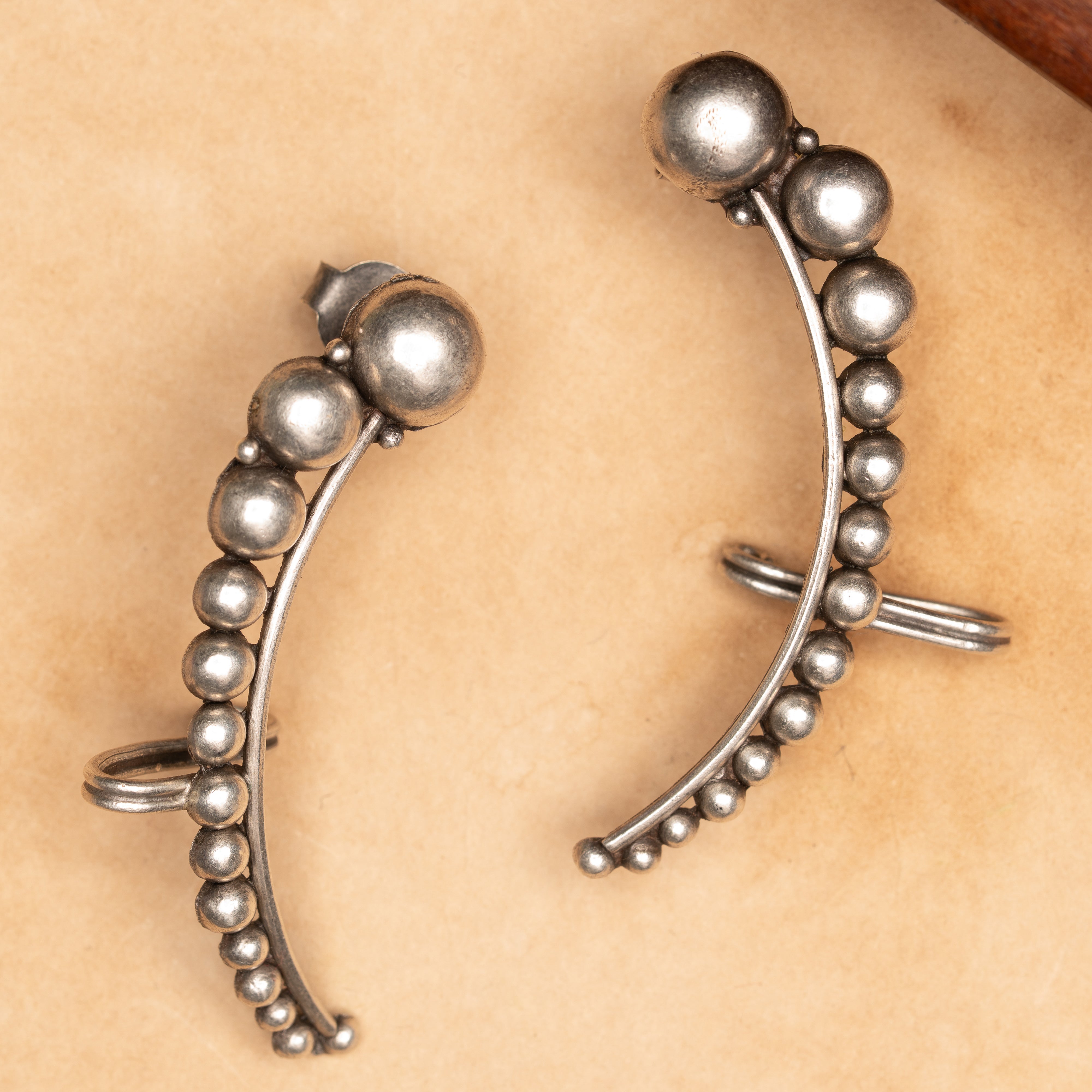 Echo Silver Ear Cuff