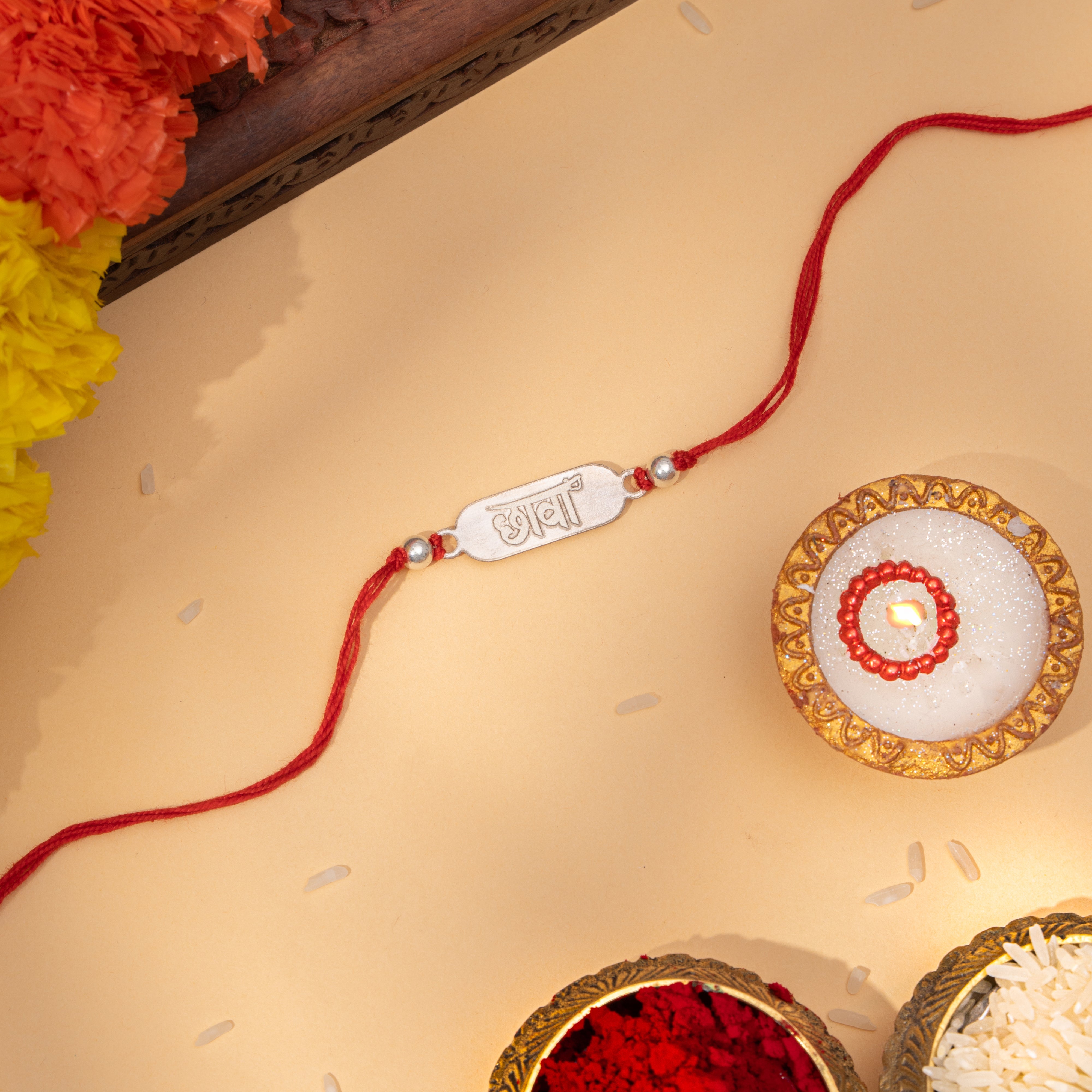 Chhavaa Sterling Silver Rakhi