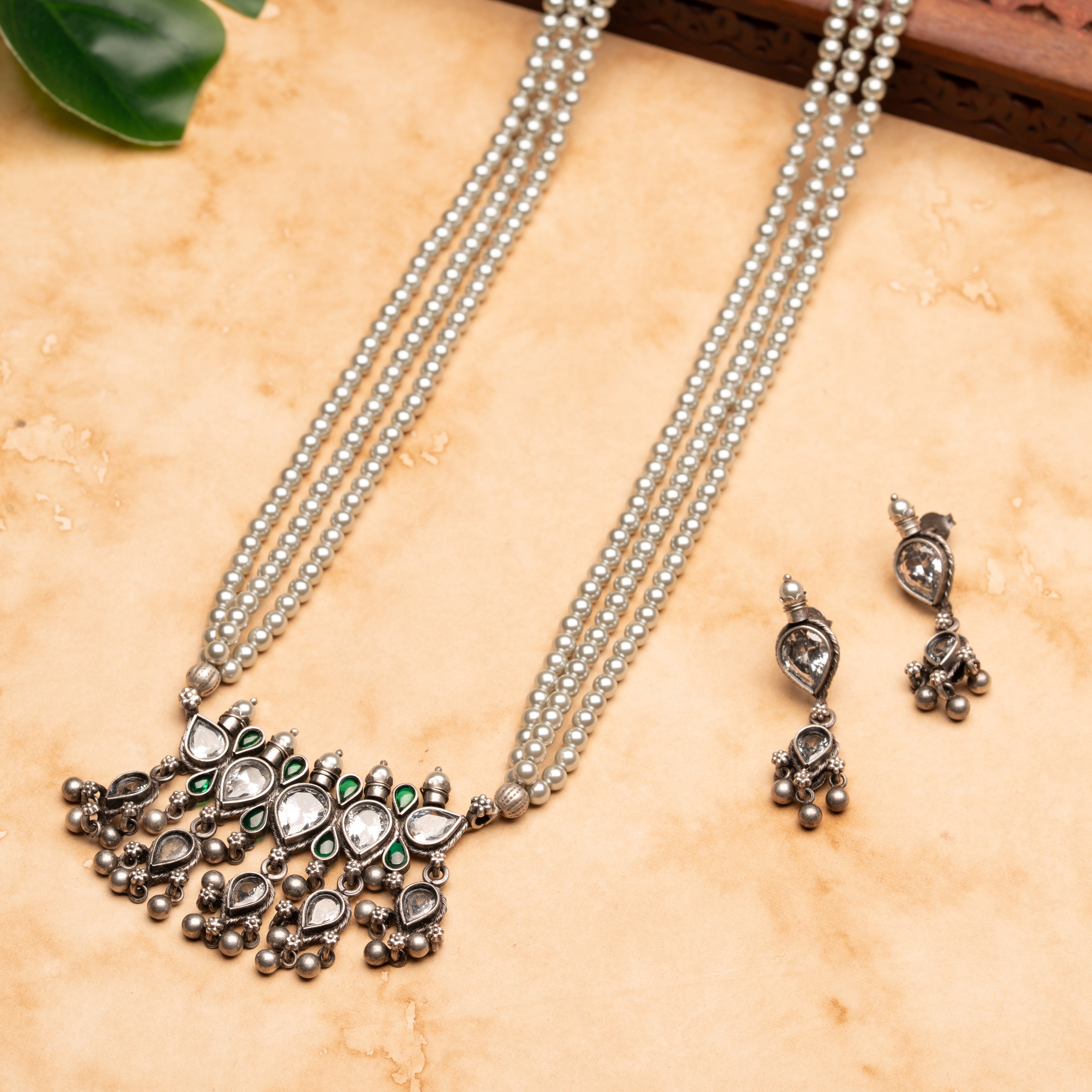 925 Silver Tanmani Necklace